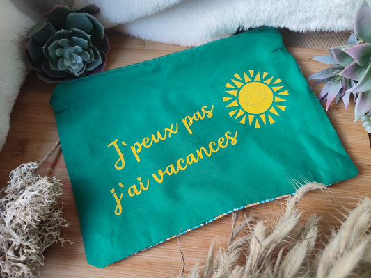 Pochette j'peux pas j'ai vacances