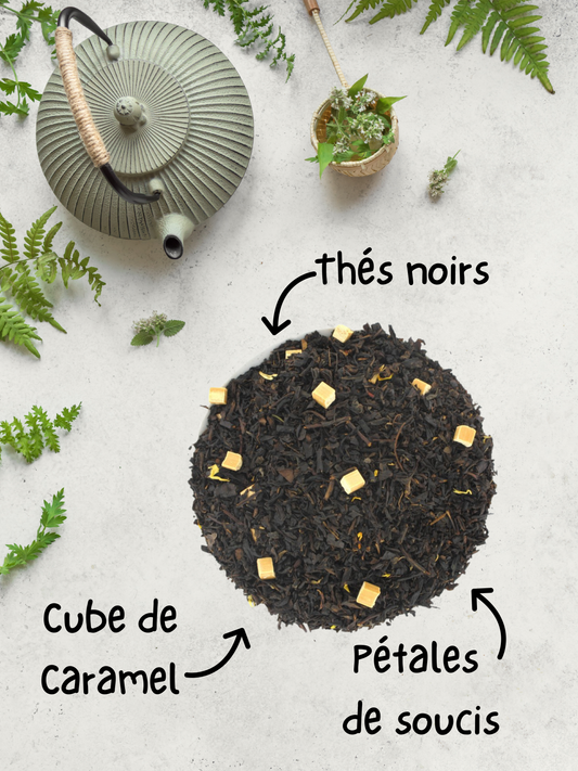 Thé noir Caramel beurre salé