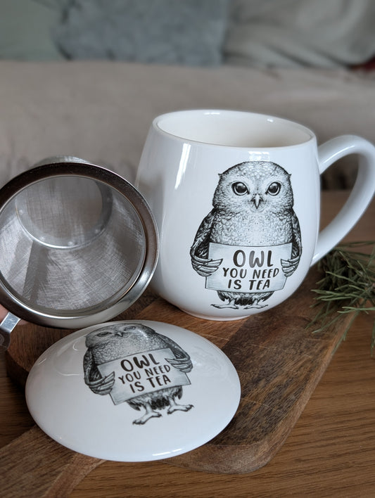 Tisanière Owl you need is tea
