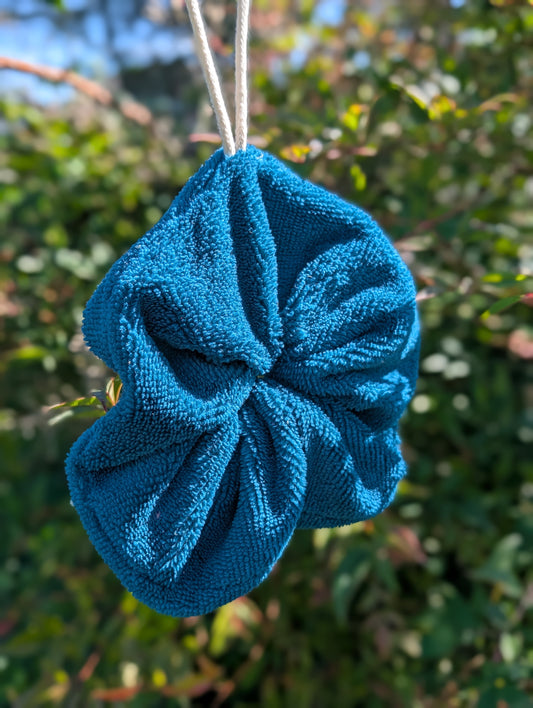 Fleur de douche Bleu Canard