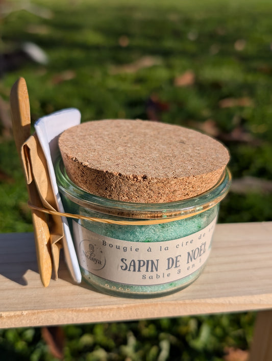 Kit Bougie Sable Sapin de Noël