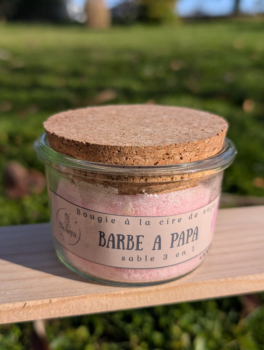 Kit Bougie Sable Barbe à papa